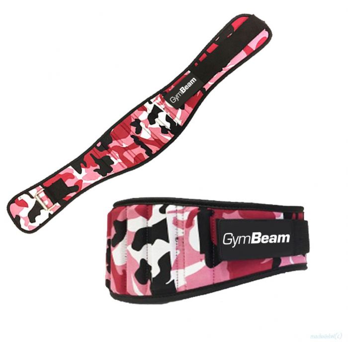 Ženski fitnes pas Pink Camo - GymBeam