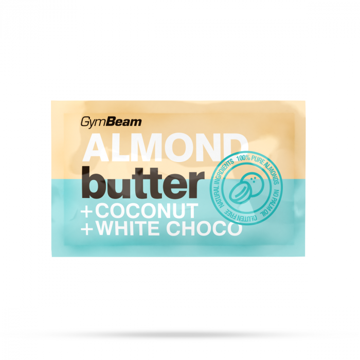 Vzorec Mandljevo maslo s kokosom in belo čokolado - GymBeam