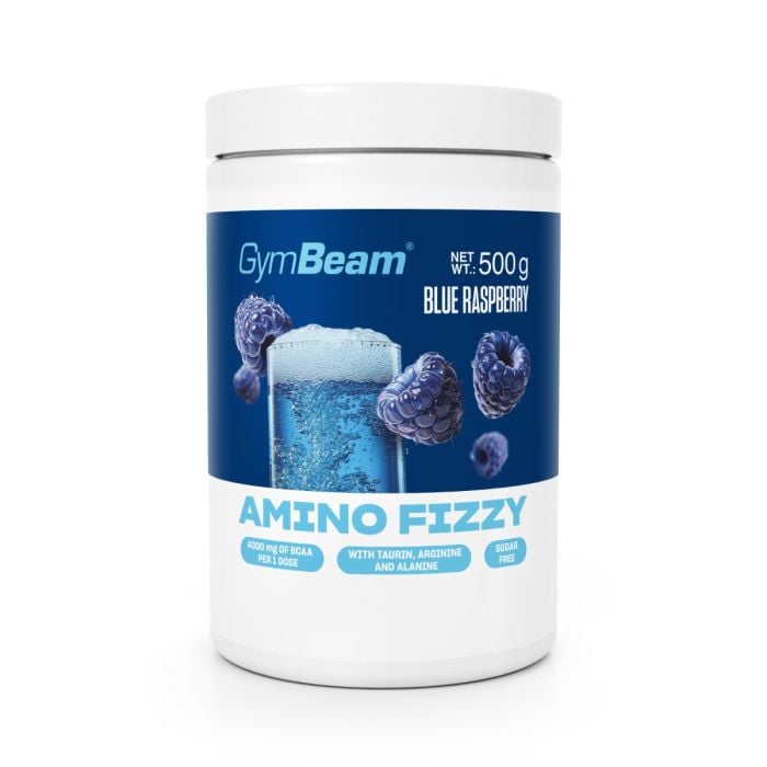 Amino Fizzy - GymBeam 500 g - jagoda - kivi