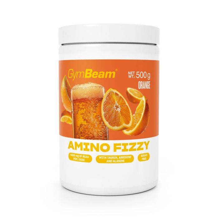 Amino Fizzy - GymBeam 500 g - jagoda - kivi