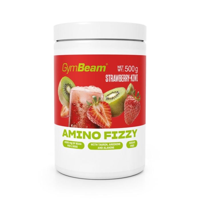 Amino Fizzy - GymBeam 500 g - jagoda - kivi