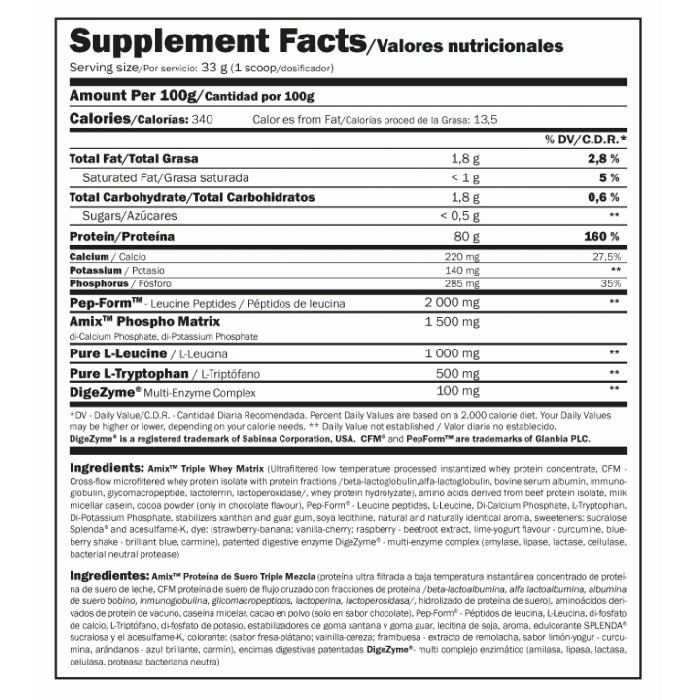 Anabolic Monster Whey - Amix 2000 g - vanilja - višnja