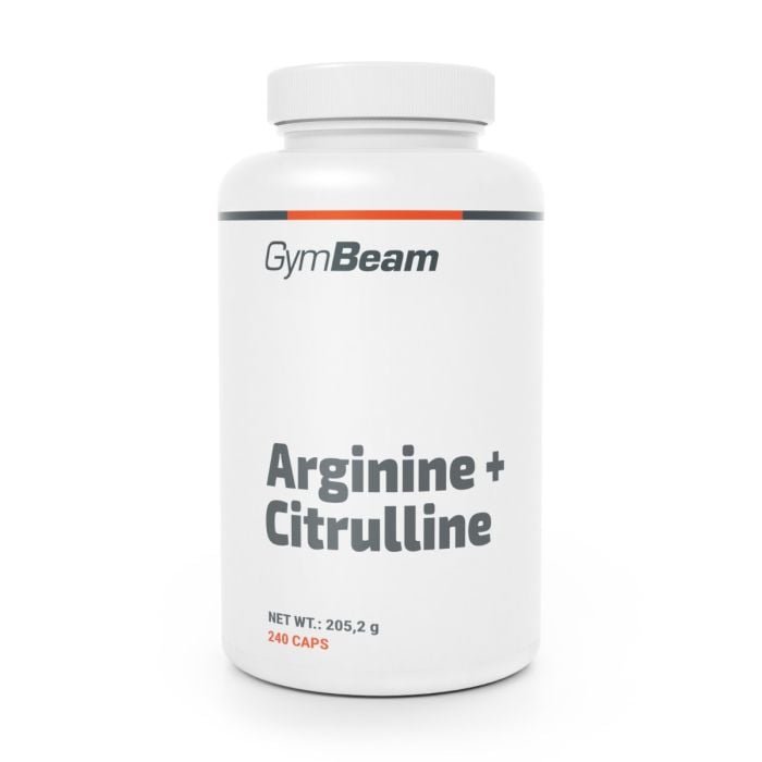 Arginin + citrulin - GymBeam 240 caps