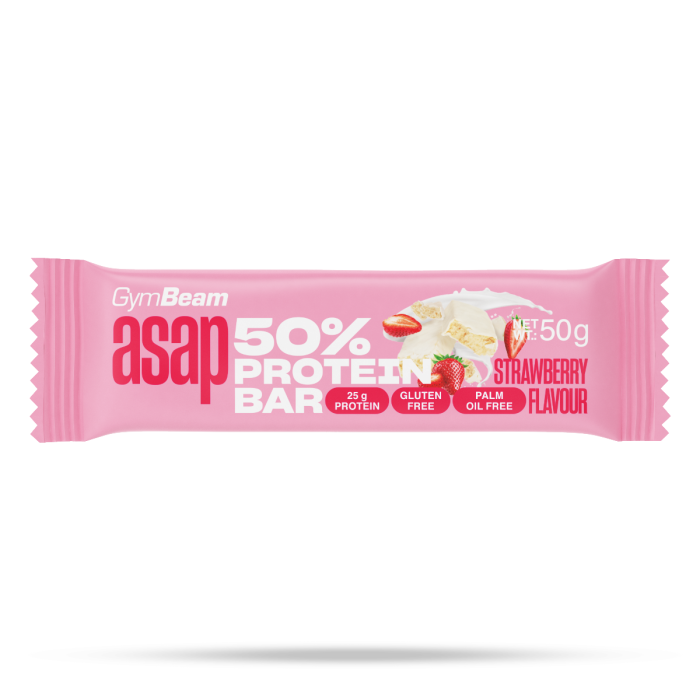 ASAP 50% Protein Bar - GymBeam 50 g - jagoda