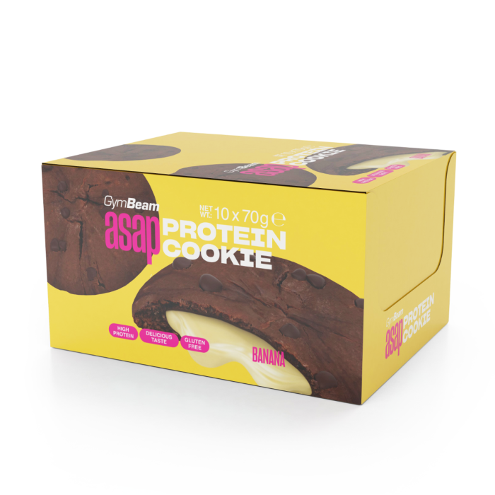 ASAP Protein Cookie - GymBeam 70 g - banana