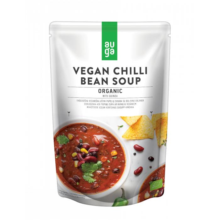 BIO Veganska fižolova juha s čilijem - Auga