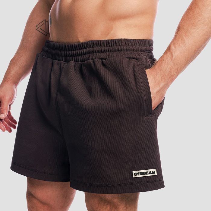 Kratke hlače Aura Tee Brown - GymBeam XXL