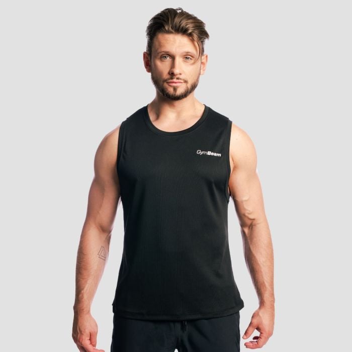 Majica brez rokavov Base Black - GymBeam XXL