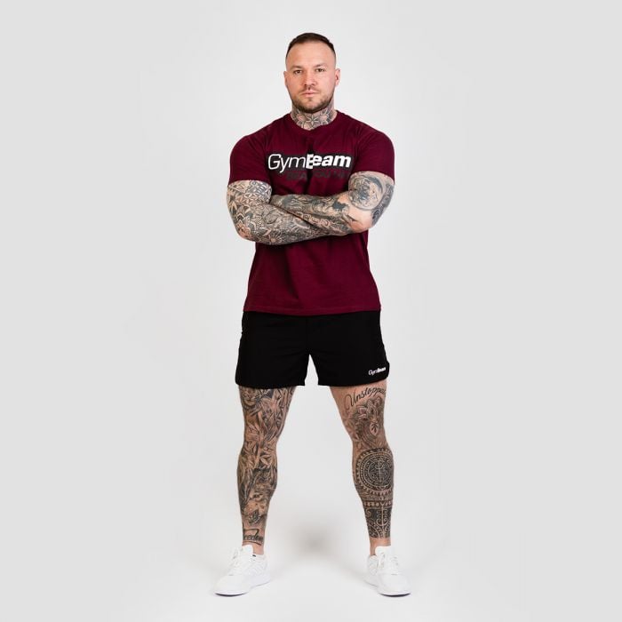 Beam majica Burgundy - GymBeam XL