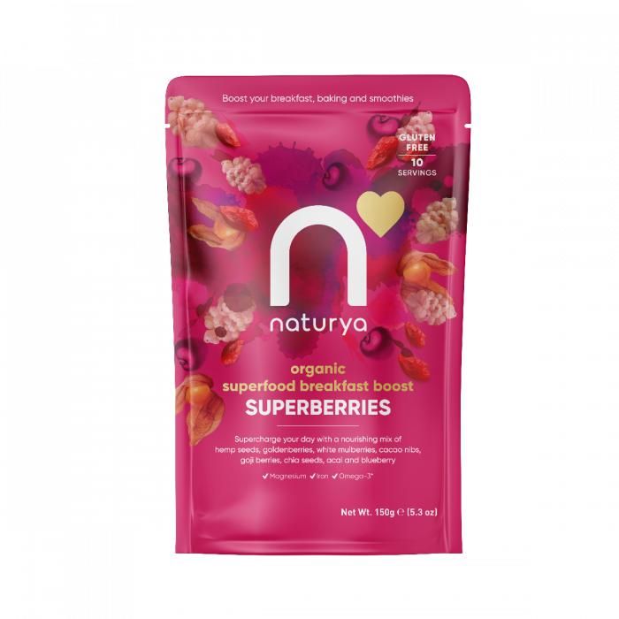 Mešanica za zajtrk Superfood Breakfast Boost Superberries - Naturya