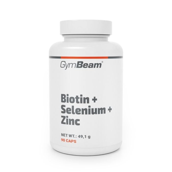 Biotin + selen + cink - GymBeam 90 caps
