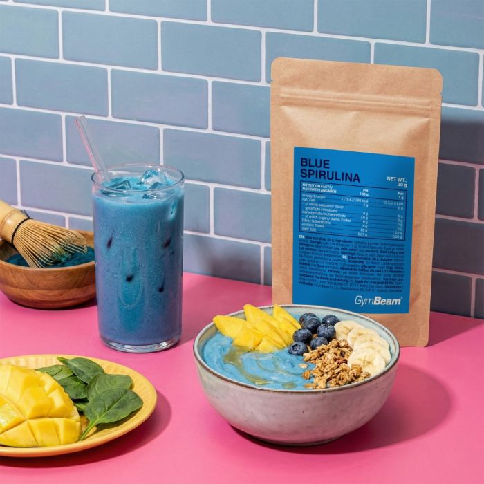 Blue spirulina - GymBeam 30 g