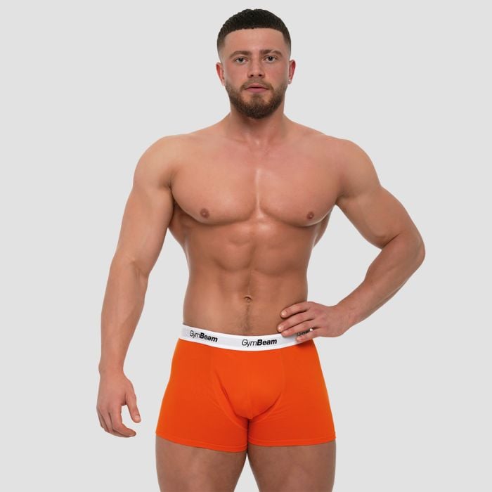 Moške boksarice Essentials 3Pack Orange - GymBeam L