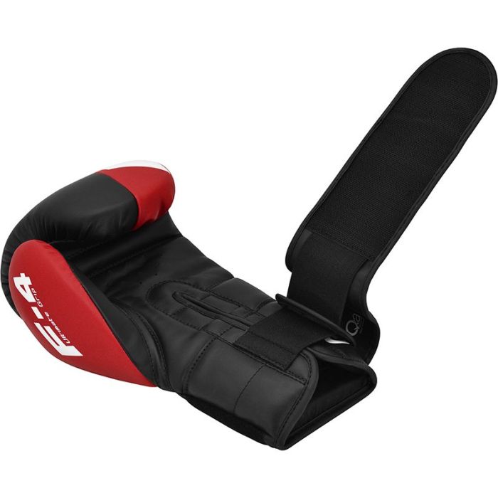 Boksarske rokavice F4 HOOK & LOOP Red - RDX 16 OZ