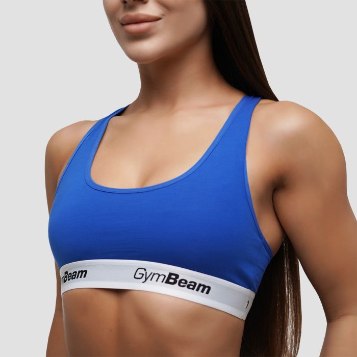 Športni nedrček Bralette Royal Blue - GymBeam XL