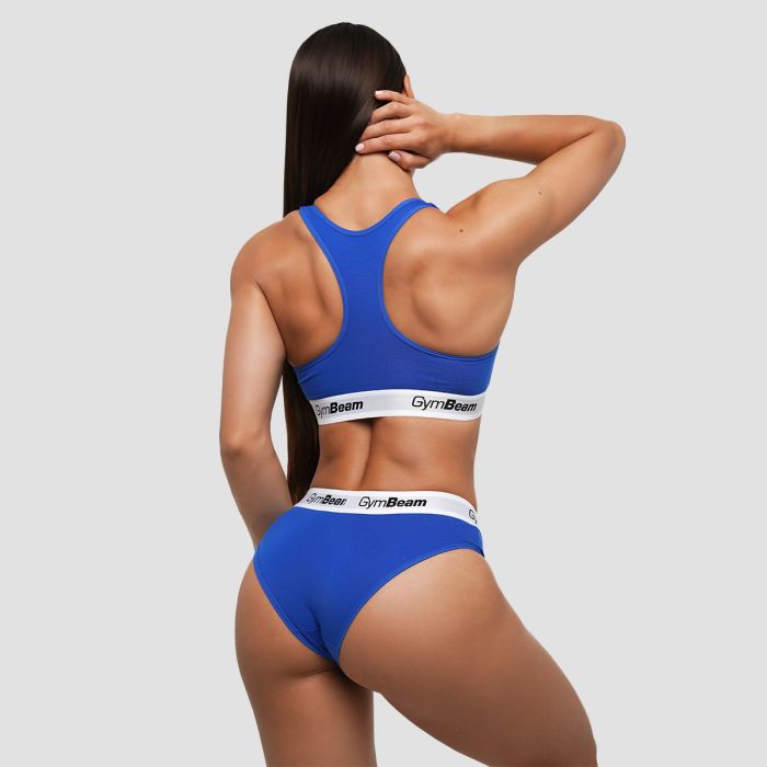 Športni nedrček Bralette Royal Blue - GymBeam XL