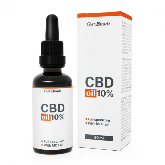 10% CBD olje 50 ml - GymBeam 50 ml