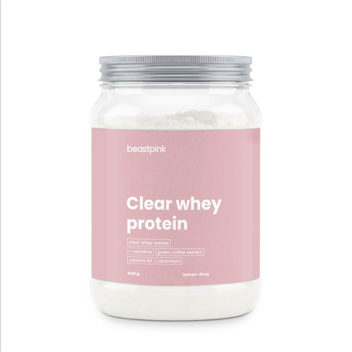 Clear Whey Protein - BeastPink - GymBeam 500 g - strawberry lemonade