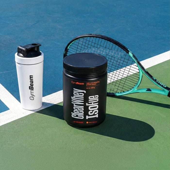 Clear Whey IsoFue - GymBeam 500 g - ledeni čaj - breskev