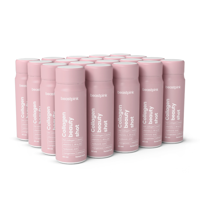 Collagen Beauty Shot - BeastPink 60 ml - gozdni sadeži