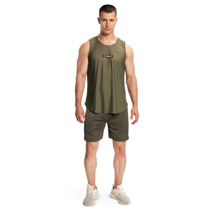 Kratke hlače Boxing Combat Olive Grey - GymBeam XXL