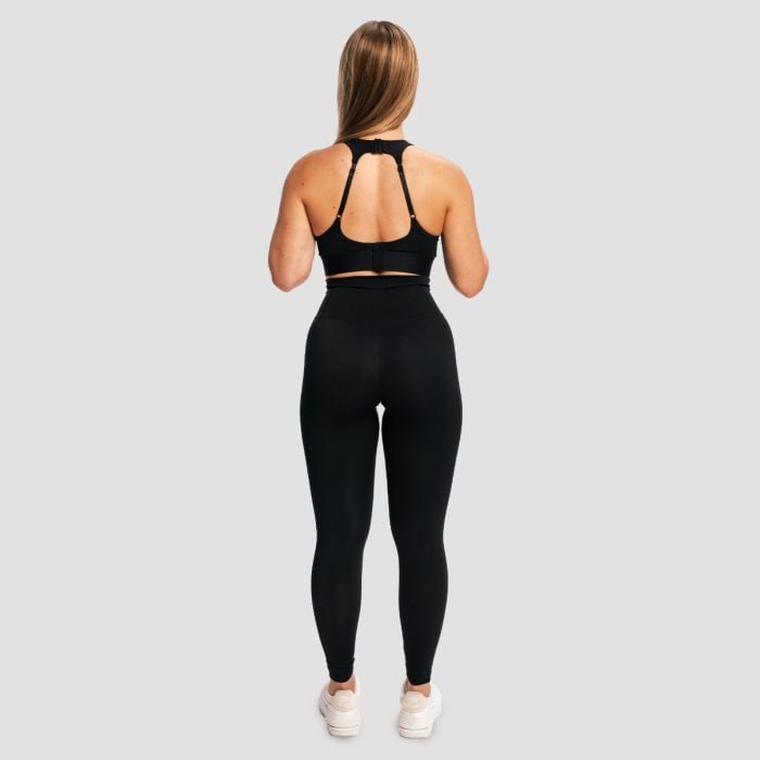 Športni nedrček Combat Black - GymBeam L