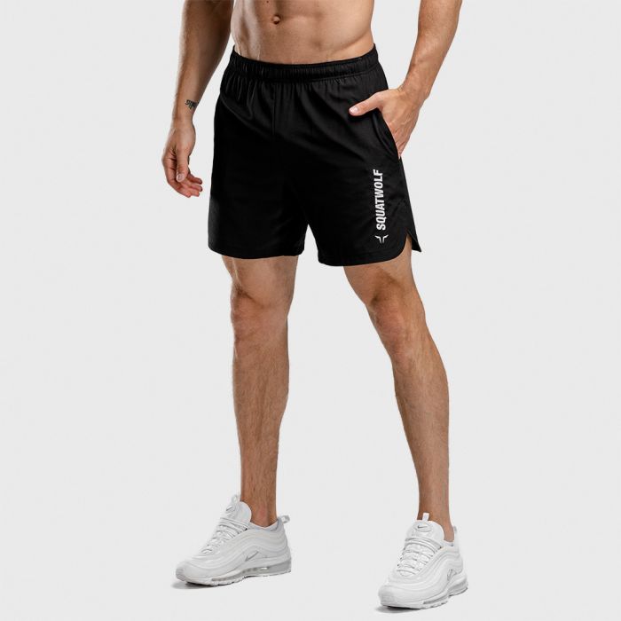 Moške kratke hlače Warrior Shorts Black - Squat Wolf