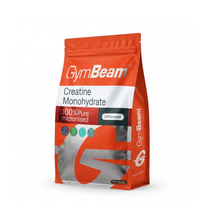 Kreatin 100% Monohidrat - GymBeam 500 g - brez okusa - 00