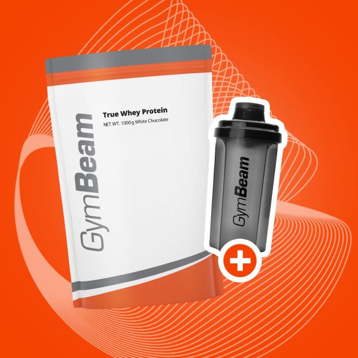 Protein True Whey - GymBeam 1000 g - vanilja - 00
