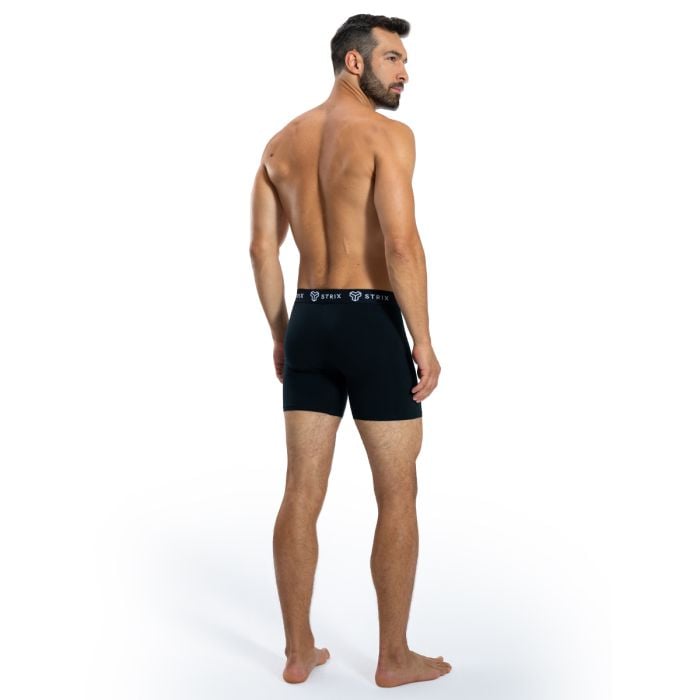 Moške boksarice Essential 2Pack Black - STRIX L