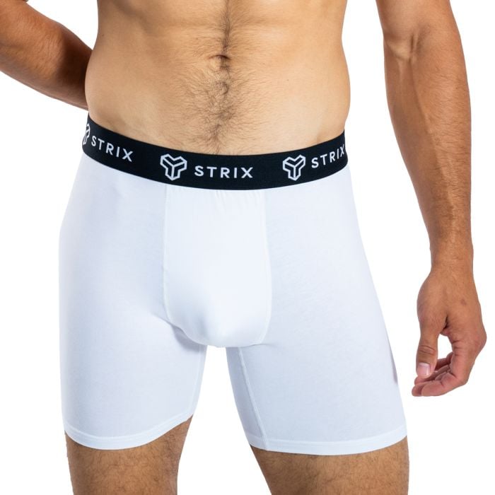 Moške boksarice Essential 2Pack White - STRIX XL