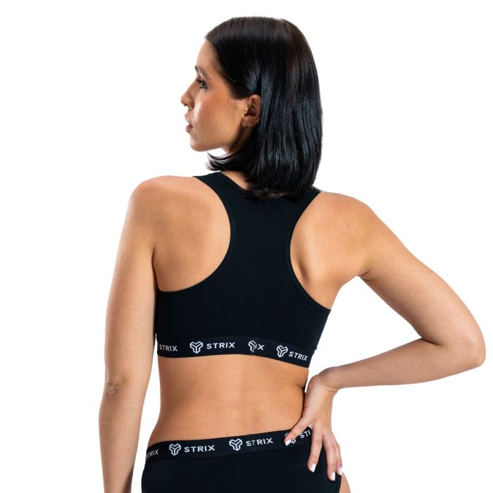 Športni nedrček Essential Black - STRIX L