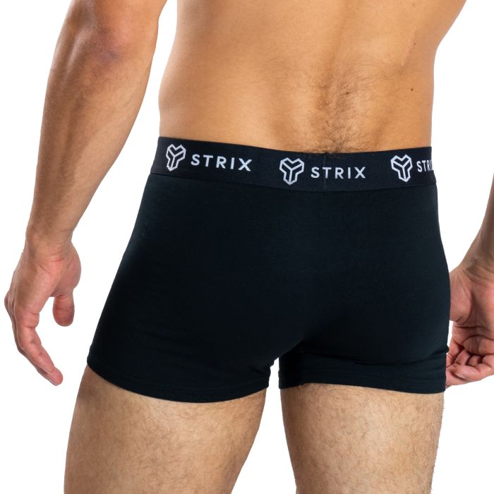 Moške spodnje hlače Essential Trunks 2Pack Black - STRIX M