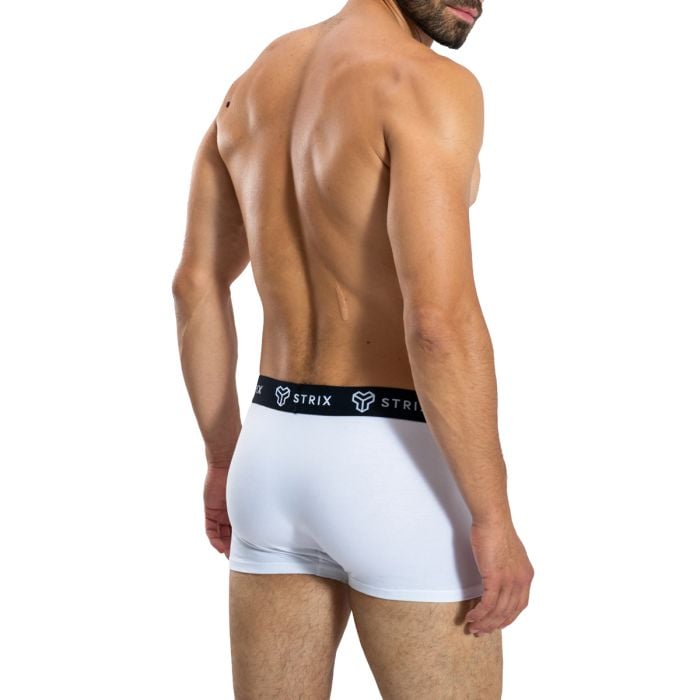 Moške spodnje hlače Essential Trunks 2Pack White - STRIX XL