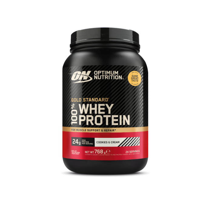 100% Whey Gold Standard - Optimum Nutrition 450 g - obogatena dvojna čokolada