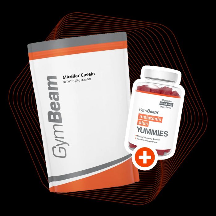 Micelarni kazein - GymBeam + darilo 1000 g - čokolada