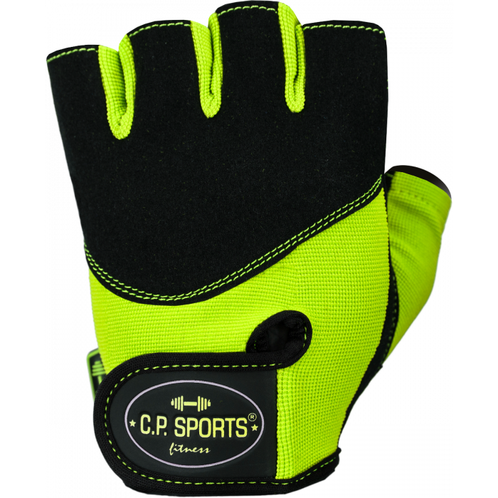 Fitnes rokavice Iron Neon - C.P.Sports