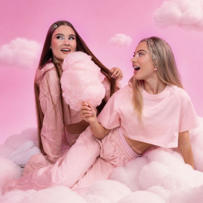 Ženska trenirka Mochi Pink – GymBeam XXL