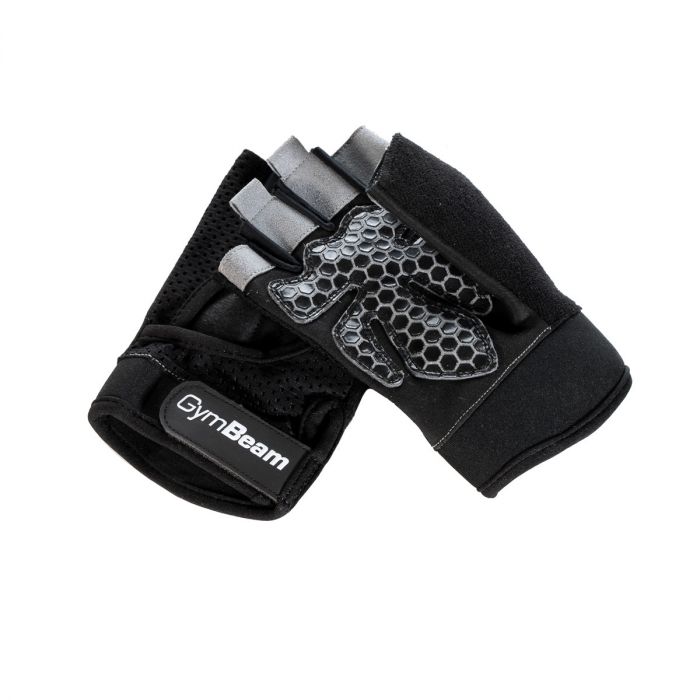 Fitnes rokavice Grip black - GymBeam