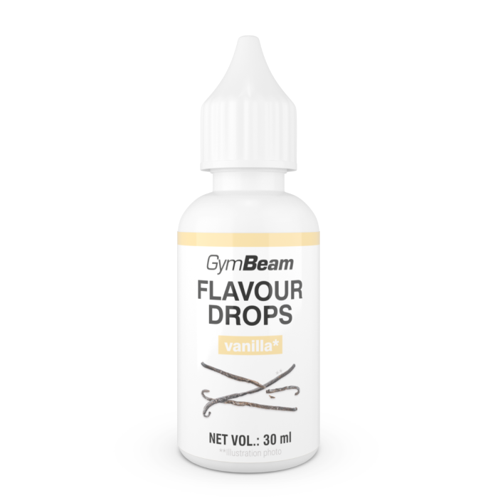 Flavour Drops - GymBeam 30 ml - vanilja