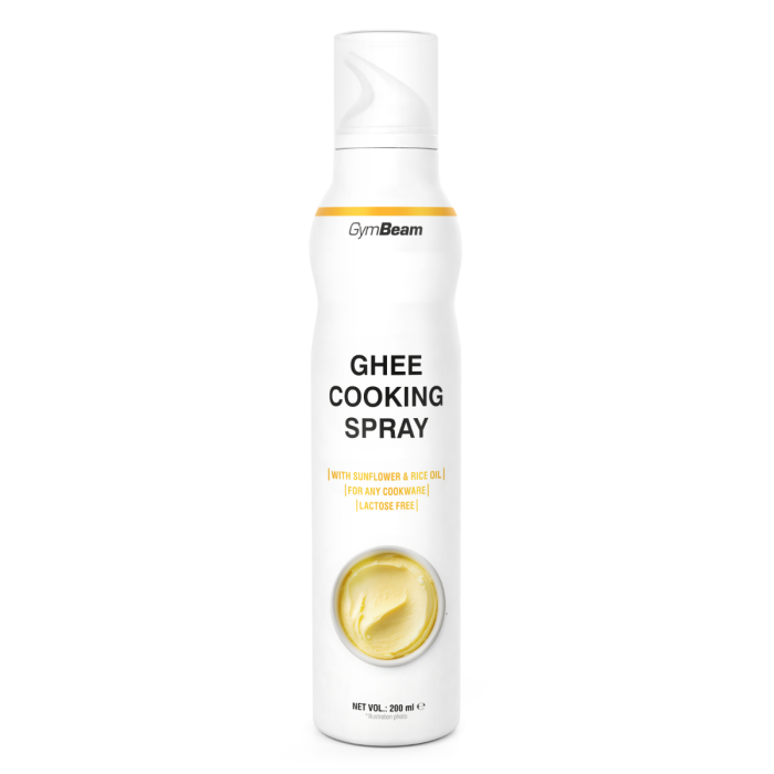 Ghee za kuhanje v spreju - GymBeam 200 ml