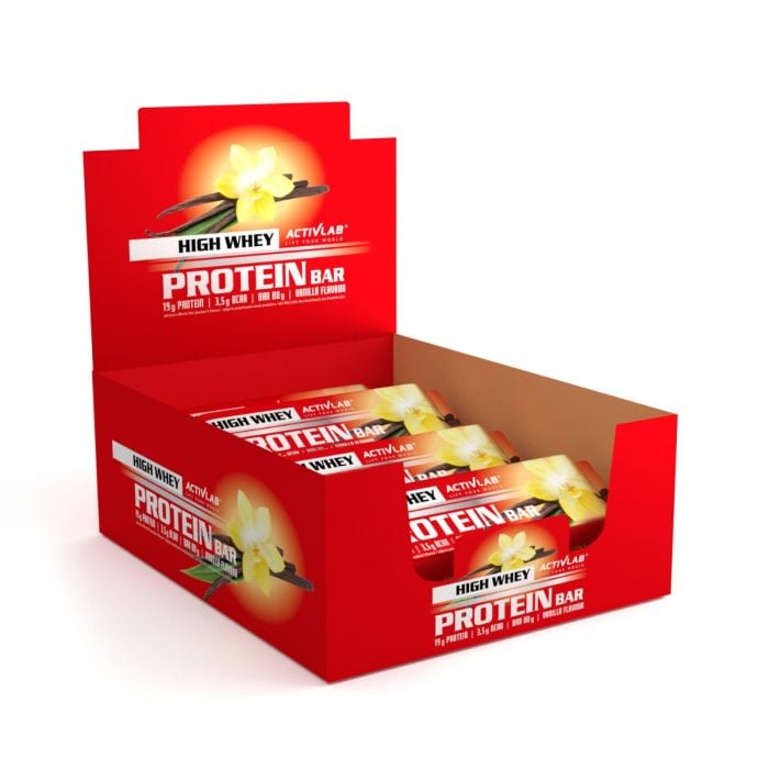 Beljakovinska ploščica High Whey - ActivLab črni ribez - 80 g