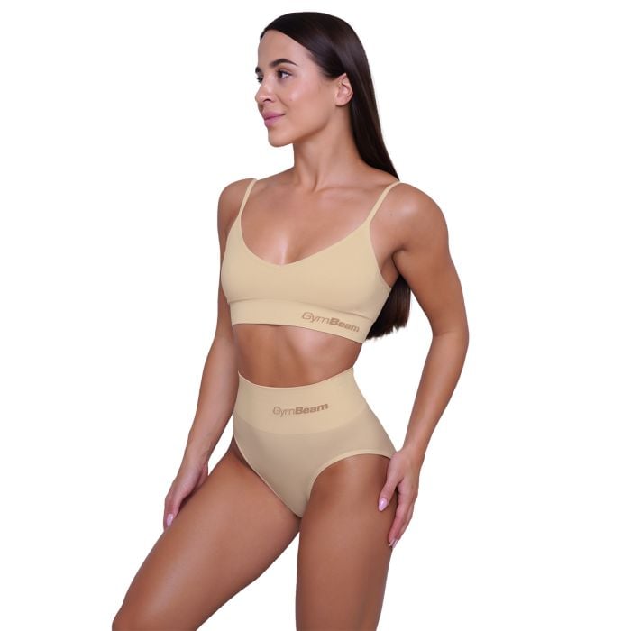Spodnjice Highrise 2Pack Nude - GymBeam XL