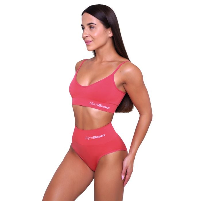 Spodnjice Highrise 2Pack Pink - GymBeam L