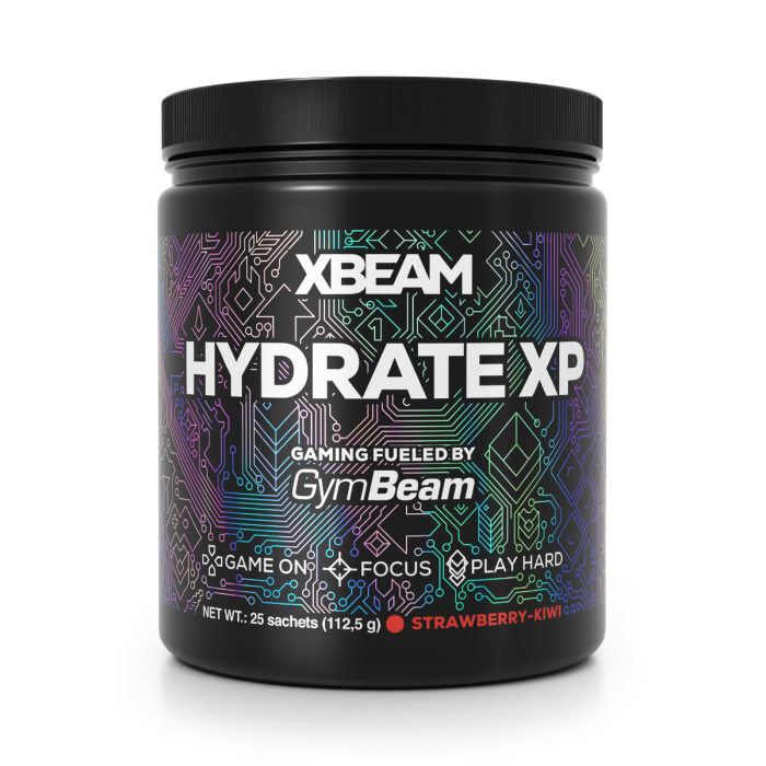 XBEAM Hydrate XP - GymBeam divje jagode - 112,5 g