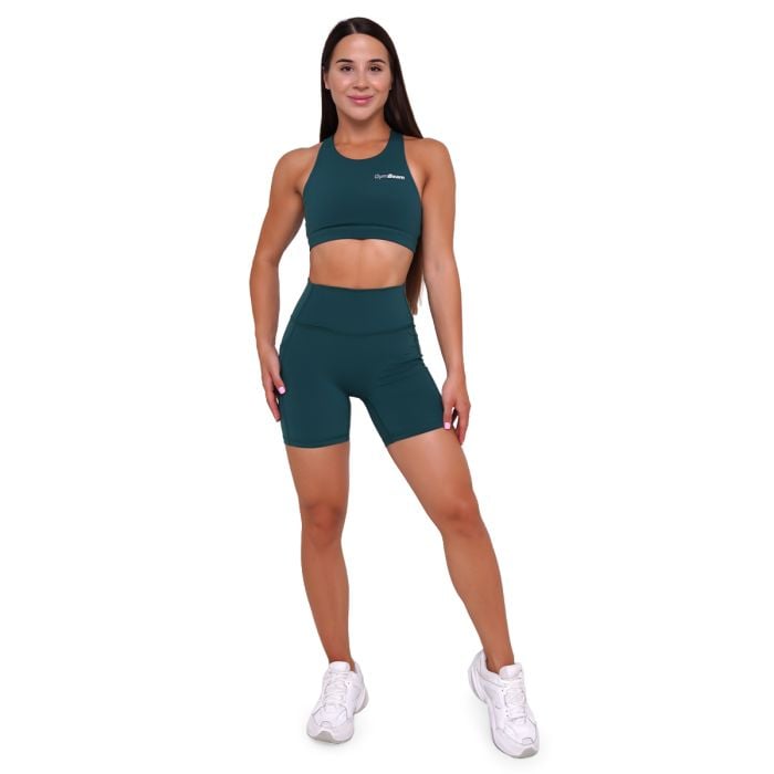 Športni nedrček Ignite Dark Green - GymBeam S