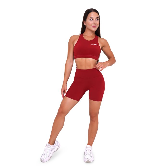 Športni nedrček Ignite Dark Red - GymBeam XXL