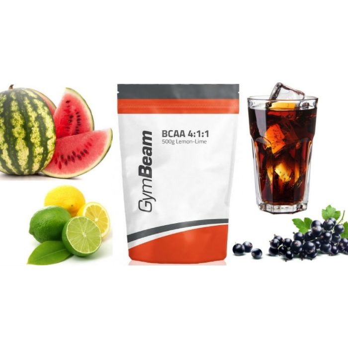 BCAA 4:1:1 Instant - GymBeam 500 g - llimona - limeta