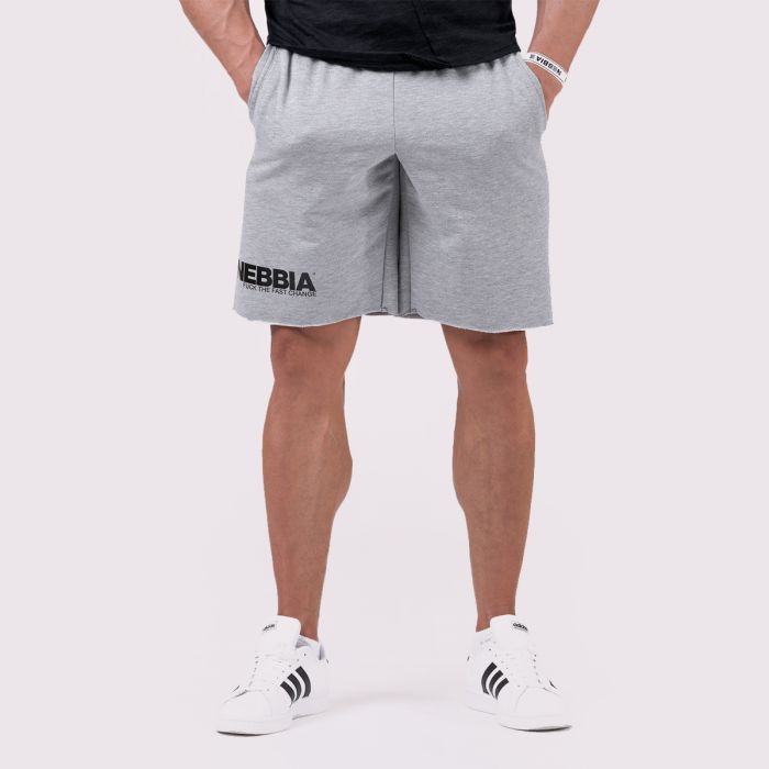 Moške kratke hlače Legday Hero Light Grey - NEBBIA
