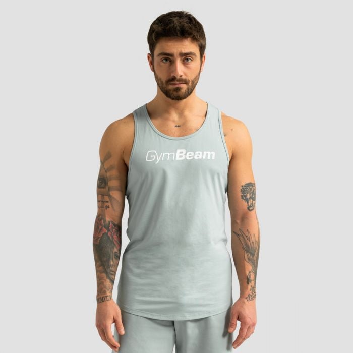 Moška majica brez rokavov Limitless Eucalypt - GymBeam